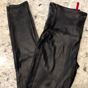 Spanx faux leather leggings